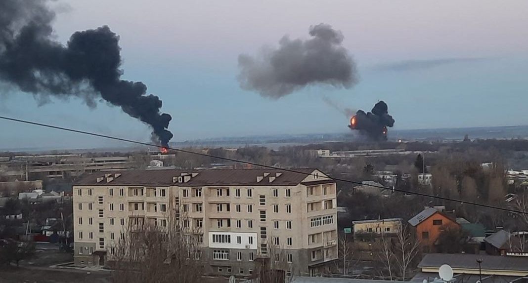Rusia nis pushtimin e Ukraines, shume qytete nen sulm